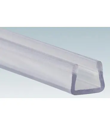 Baguette de finition pour verre 6mm, longueur 2000mm ref. 070007000