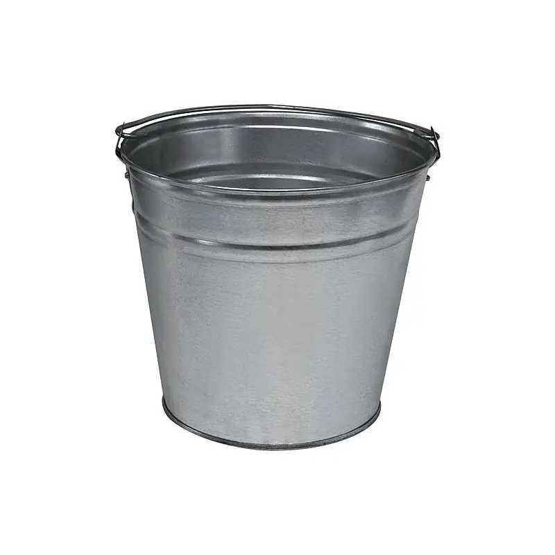 Seau Ideal 12 litres zingué, d 300 mm