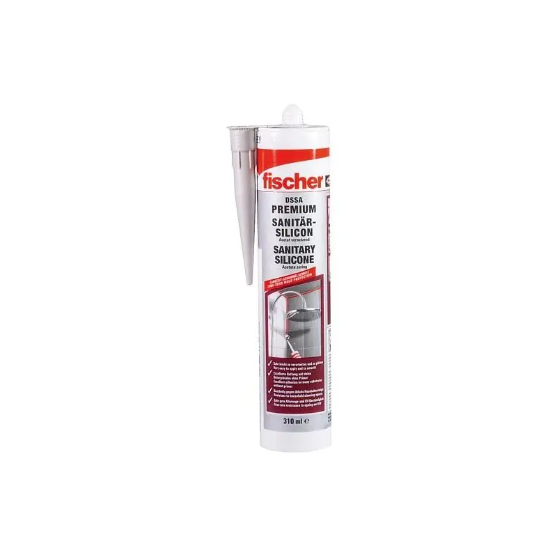 silicone sanitaire transparent 310ml. PL 2211