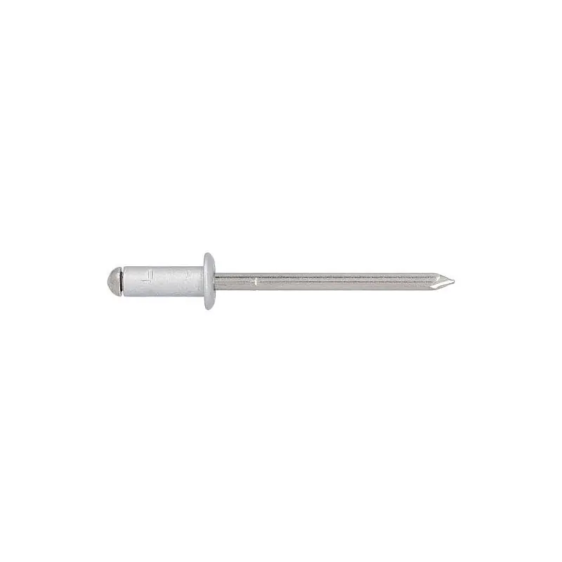 Rivet aveugle PolyGrip alu/Nirosta Ø 4x10, RAL 9006 blanc aluminium