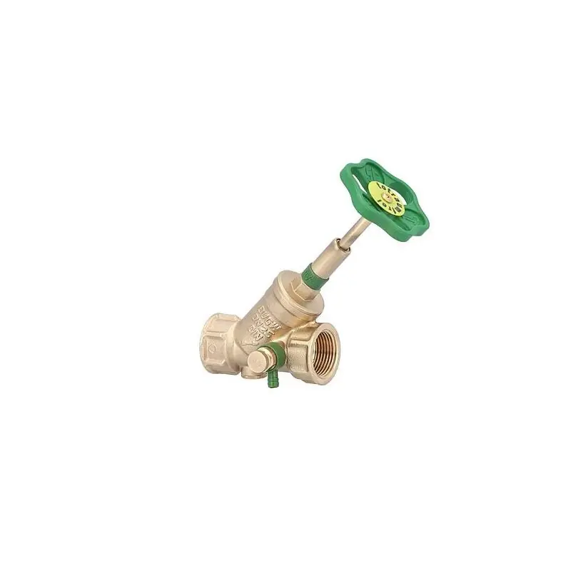 KFR Robinet a tete inclinee DN15 1/2", broche montante filet fem x filet fem/ avec vidage