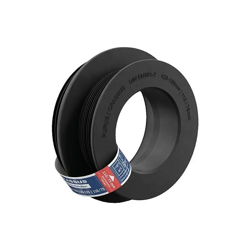 Adaptateur combi CKA 123-130 x 110/75mm, TPE T-max +140°C