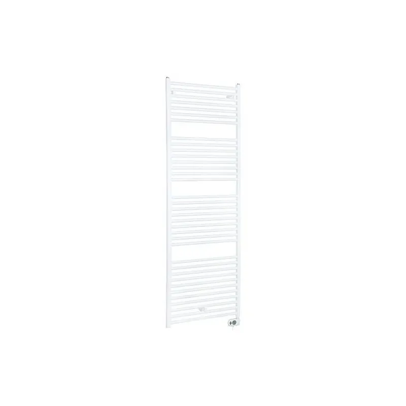 Seche serviettes electrique Alu type eCOLL FD Digital 300watts, blanc RAL 9010