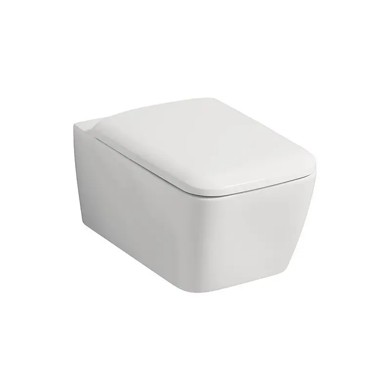 WC suspendu Geberit ICon Square blanc, sans bride lxhxp 350x330x540mm