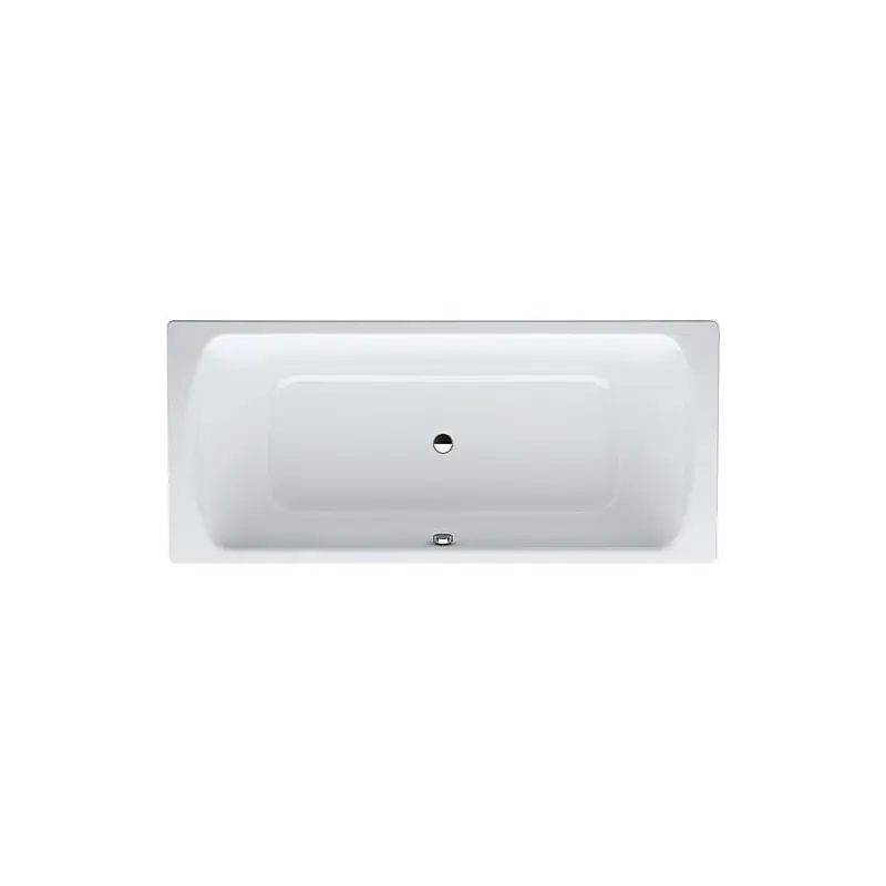 Baignoire Elunos 1800x450x800 mm volume 264 L acier émaillé blanc