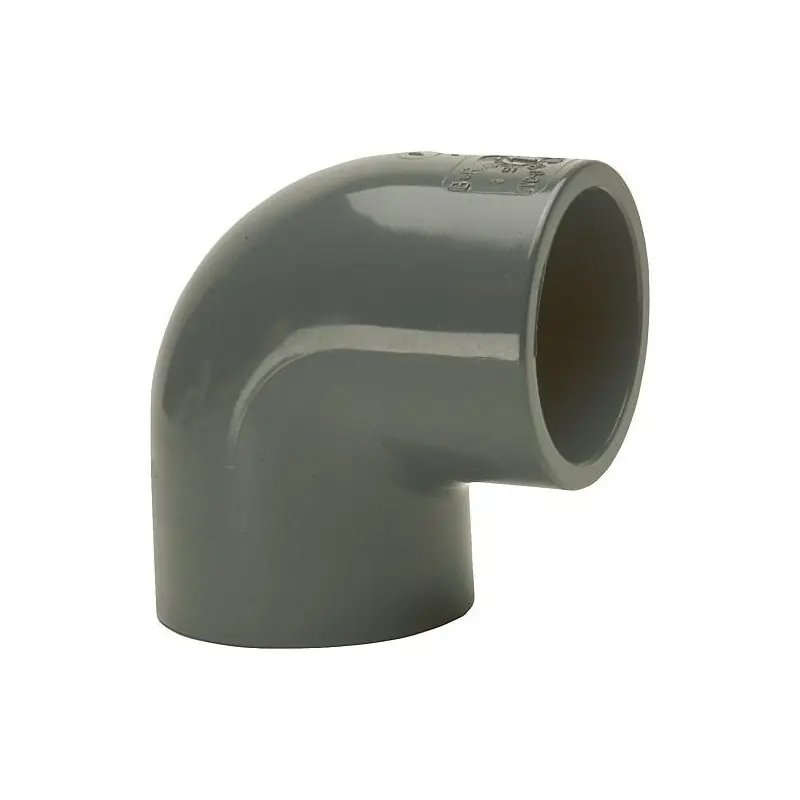 PVC-U - Raccord adhesif Coude 90°, 16 mm, manchon adhesif bilateral