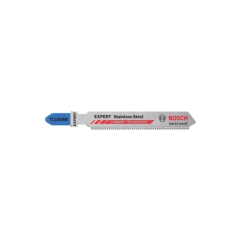 Lame de scie sauteuse BOSCH Expert T118AHM pour inox UE 3 pcs