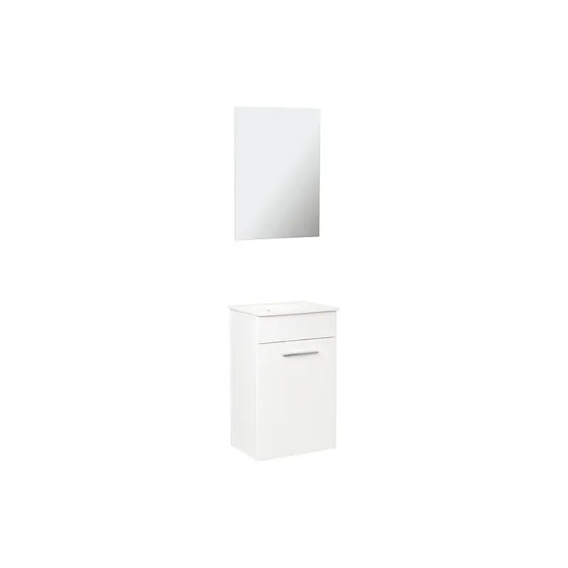 Meuble salle de bain NEO 2.0 largeur 385mm, blanc brillant
