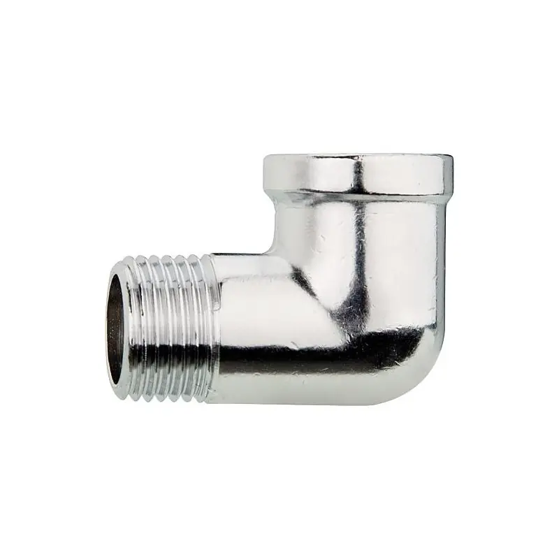 Coude 90° (fem/male) laiton chrome 1/2"