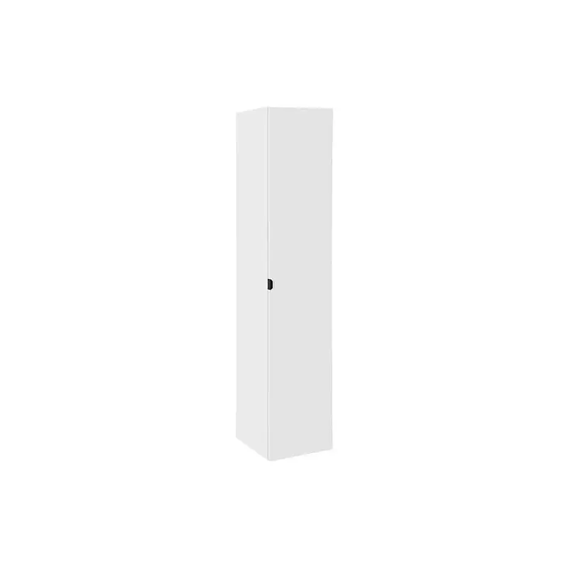 Colonne série LOSSA 1 porte butée gauche blanc brillant 350x1625x370 mm