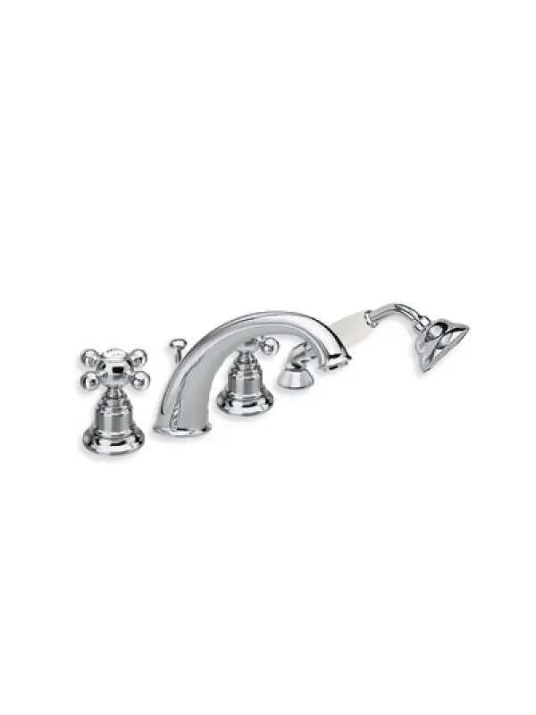 PARIGI BAIN-DOUCHE 4 TROUS SUR PLAN CHROME