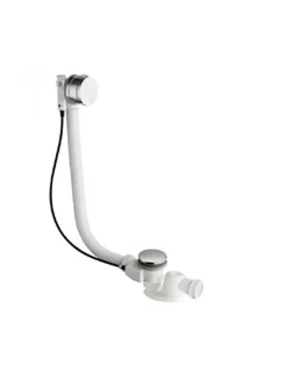 VIDAGE REMPLISSAGE BAIGNOIRE PAR TROP PLEIN 57CM CHROME