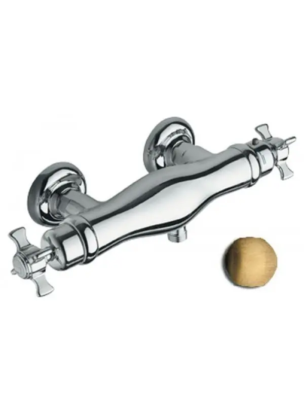CHAMBORD DOUCHE VIEUX BRONZE THERMOSTATIQUE NF