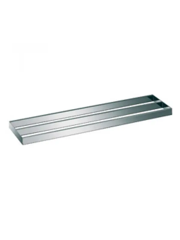 BARRE PORTE SERVIETTES DOUBLE 60 CM SKUARA LAITON CHROME