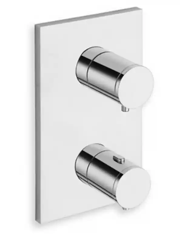FAÇADE 1 SORTIE THERMOSTATIQUE CHROMÉ TRIVERDE