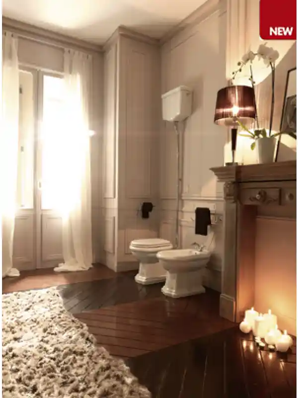 WC Céramique CHAMBORD RETRO Réservoir haut