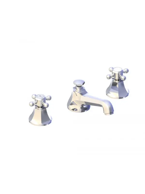 ASCOTT MELANGEUR LAVABO 3 TROUS à Croisillons ou à Manettes