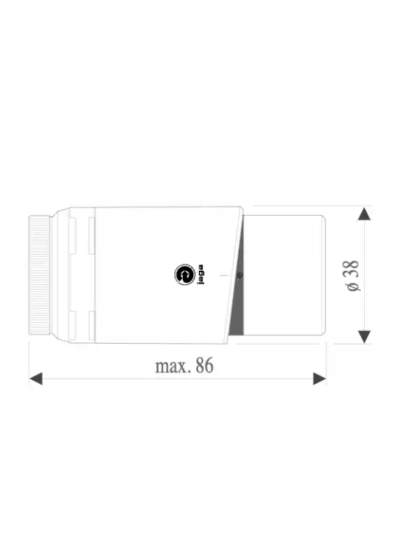 Têtes de vannes Thermostatiques JAGA Argent