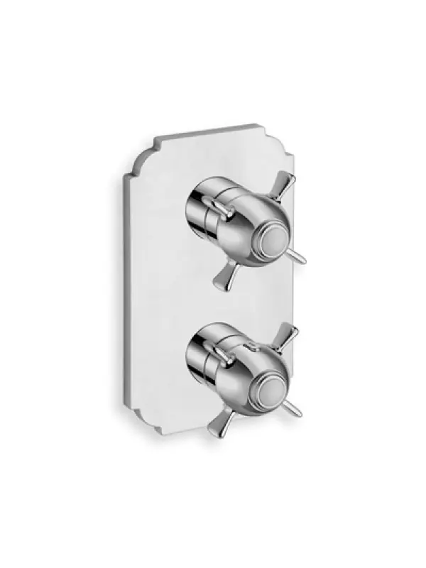 FAÇADE CHAMBORD THERMOSTATIQUE 3 SORTIES SANS MECANISME CHROME