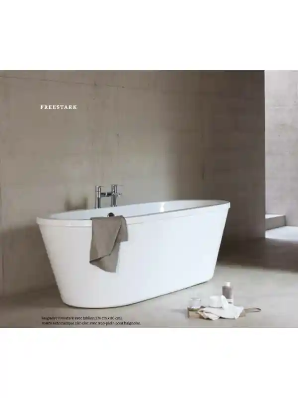 Baignoire Îlot FREESTARK CLEARGREEN