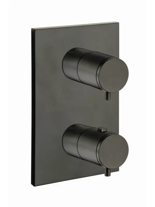 FAÇADE 2 SORTIES BLACK MAT THERMOSTATIQUE TRIVERDE