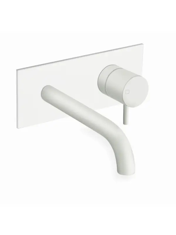 MITIGEUR BLANC MAT LAVABO MURAL 225 mm TRIVERDE