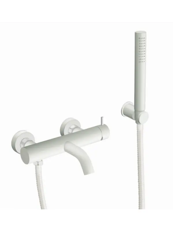 MITIGEUR BAIN-DOUCHE BLANC MAT TRIVERDE