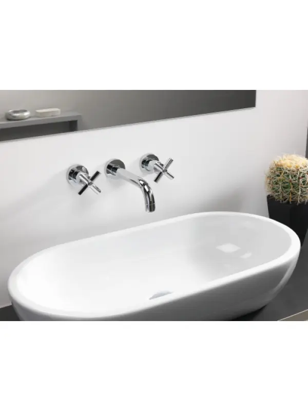 EXECUTIVE MÉLANGEUR LAVABO MURAL CHROME