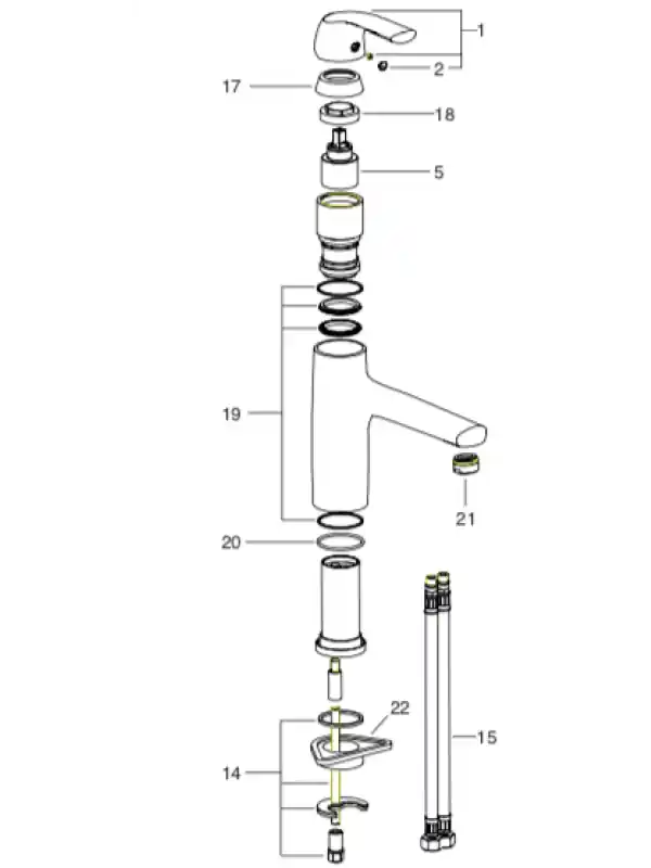 Ensemble joints de bec NATEO - JACOB DELAFON