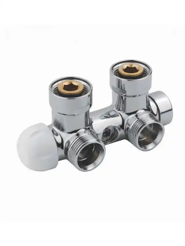 Vanne Thermostatique en H FM 90° 3/4" F 3/4" M