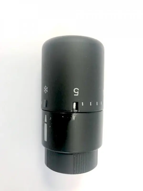 Tête thermostatique Noir mat
