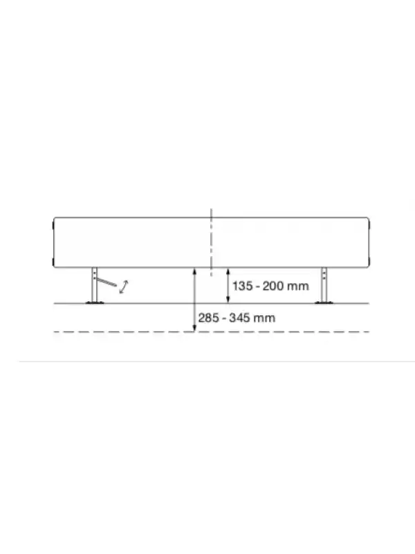 Set de 2 pieds téléscopiques VASCO