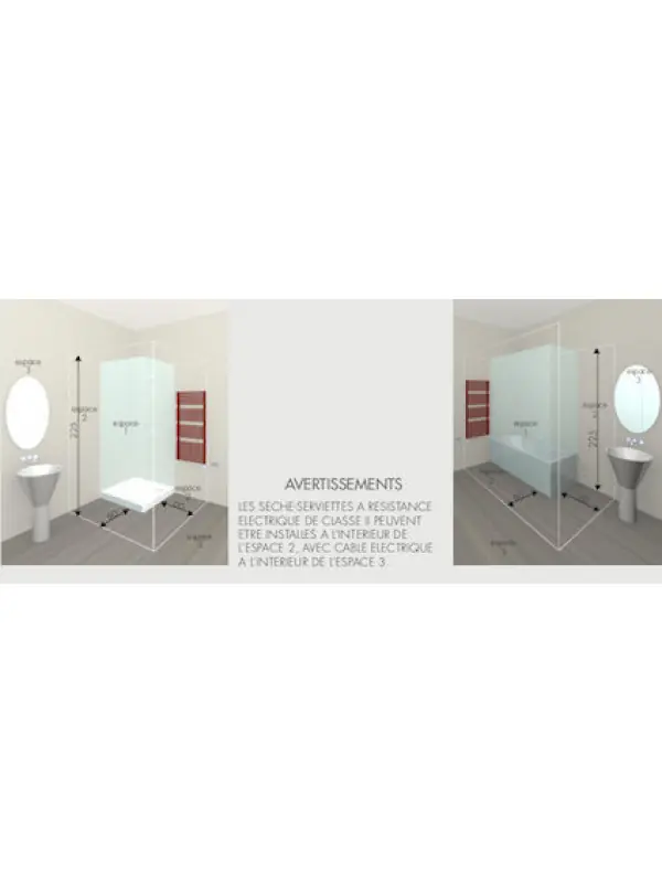 SECHE-SERVIETTES RAW HORIZONTAL ELECTRIQUE