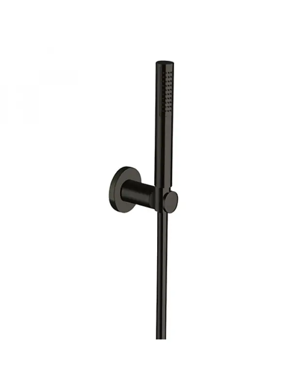 SET DE DOUCHE Type Industriel CHROME NOIR