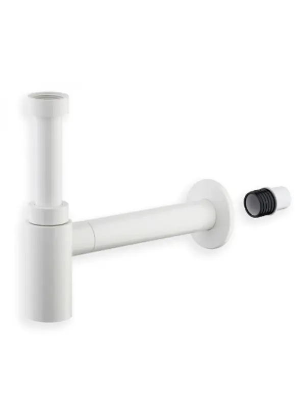 SIPHON LAVABO ABS BLANC MAT
