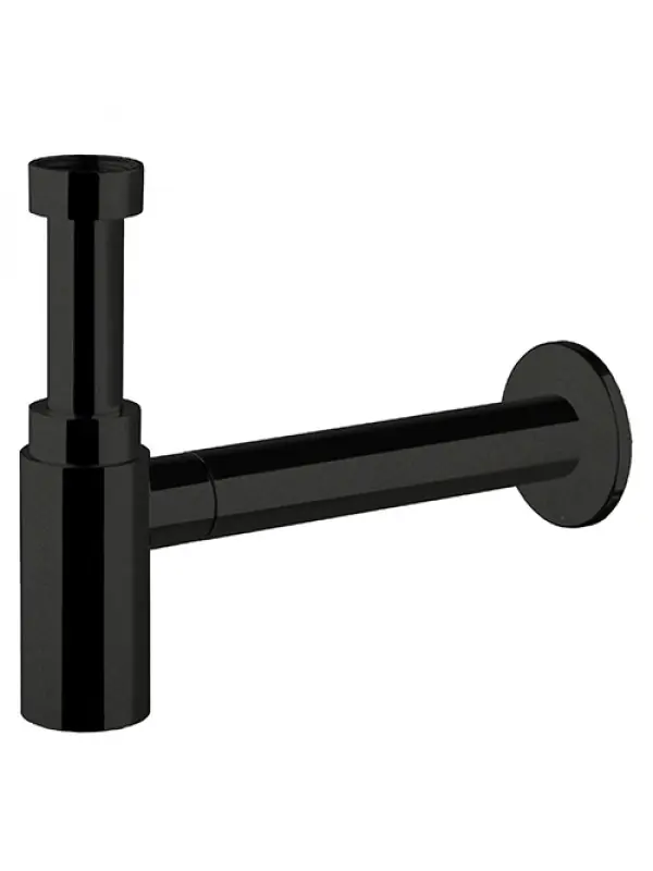 SIPHON LAVABO ABS NOIR MAT