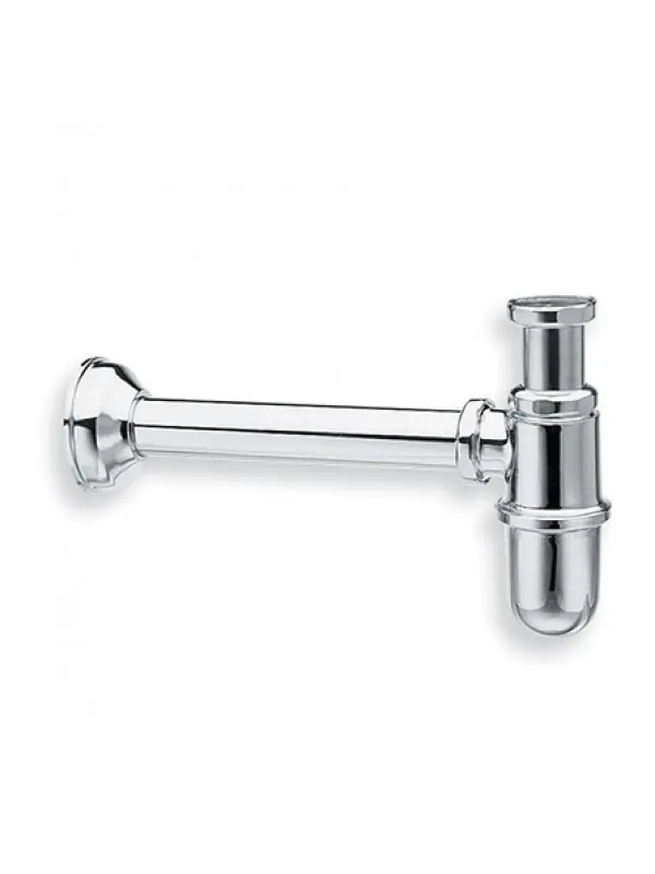 SIPHON LAVABO LAITON RETRO CHROMÉ