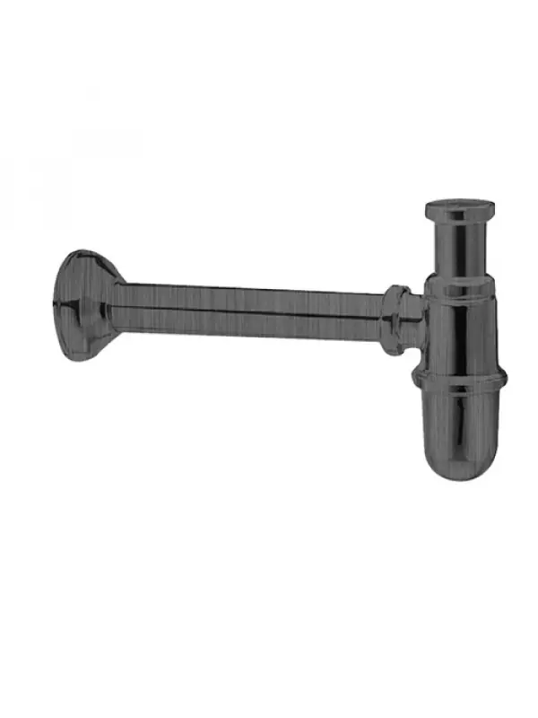 SIPHON LAVABO LAITON RETRO METAL BROSSÉ