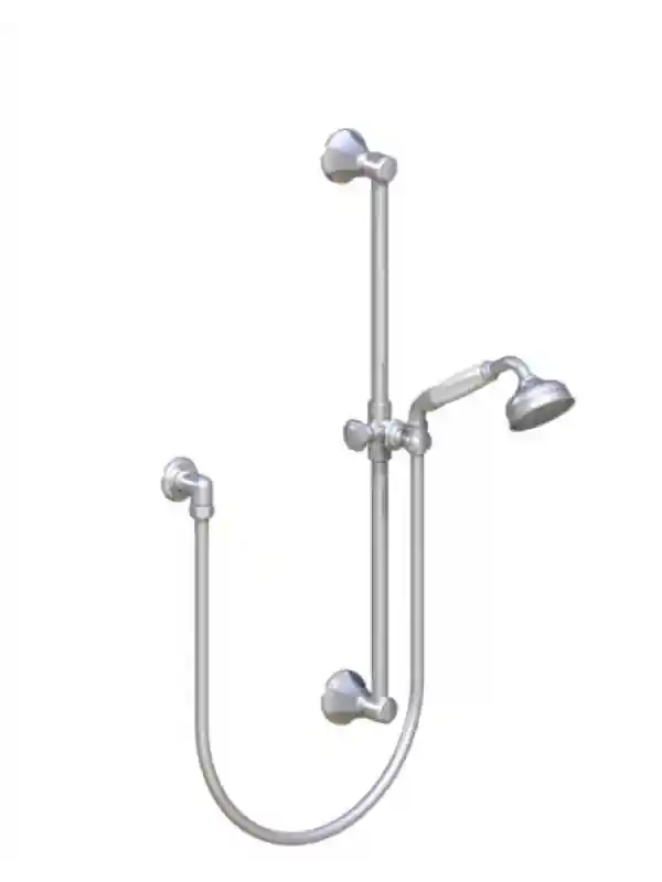 SET DE DOUCHE RETRO ASCOTT SUPPORT PRISE D‘EAU + FLEXIBLE + DOUCHETTE+BARRE