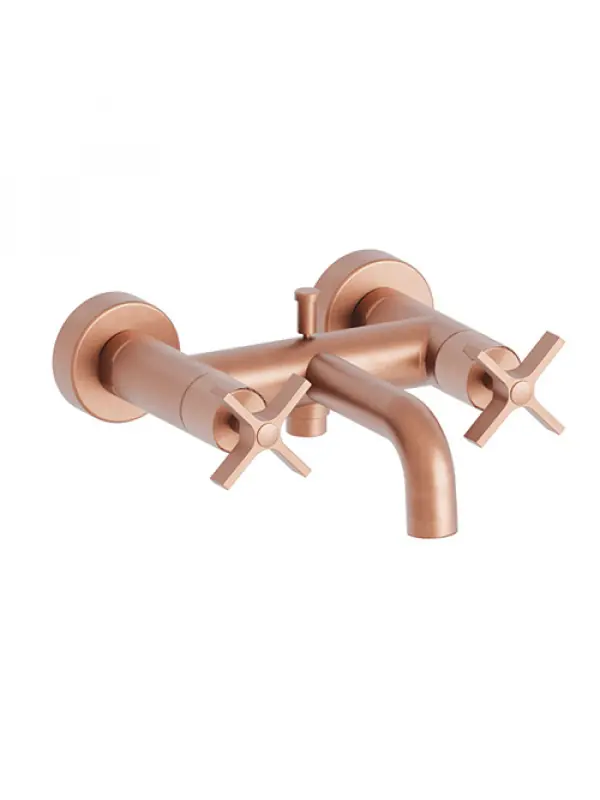 MÉLANGEUR BAIN / DOUCHE OR ROSÉ BROSSÉ CROSS ROAD