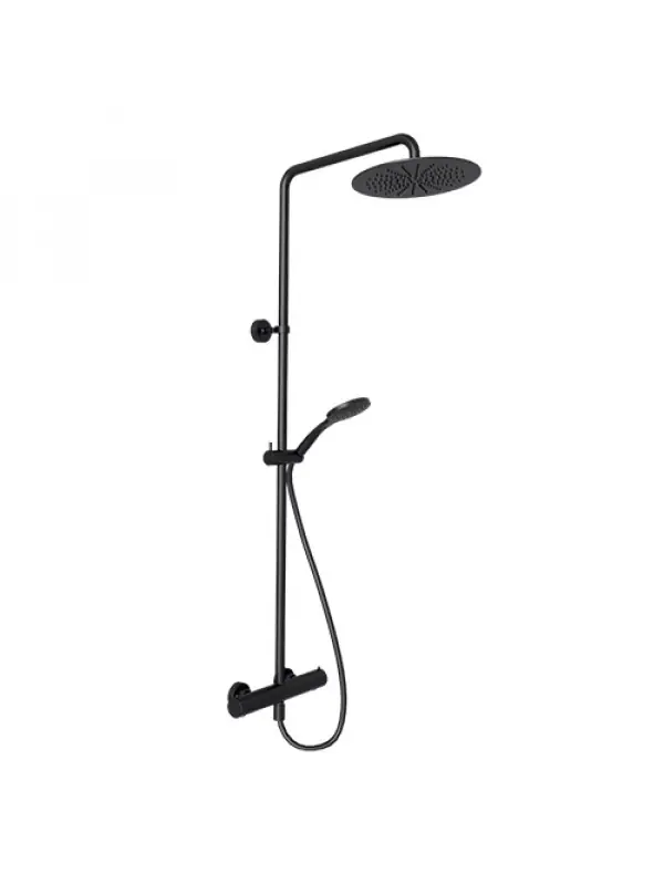 COLONNE DOUCHE THERMOSTATIQUE THETA COLORS NOIR MAT