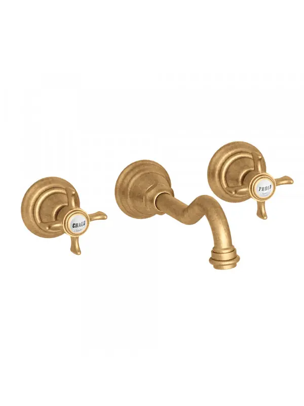 CHAMBORD LAVABO VIEUX BRONZE MURAL 3 TROUS CH24292