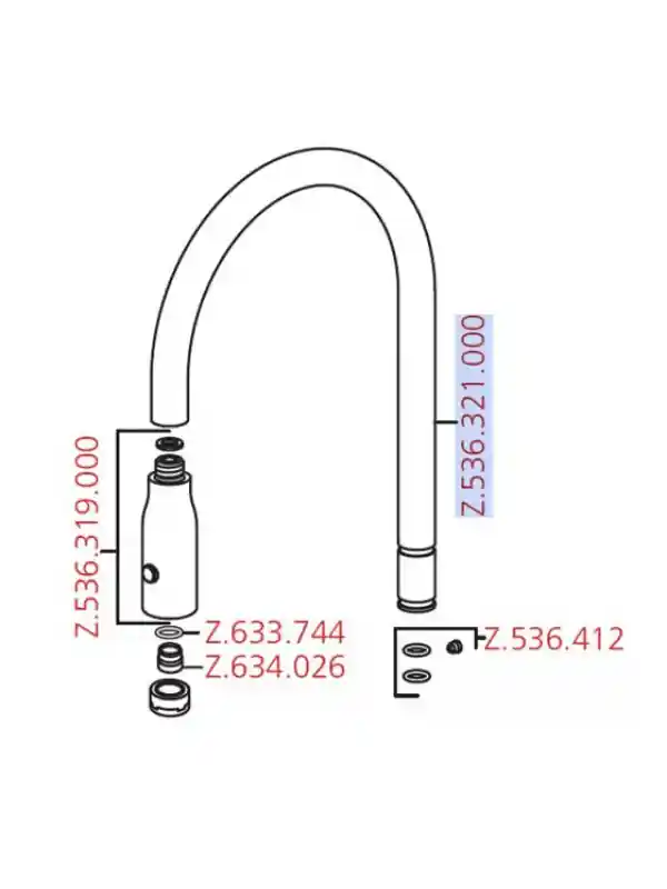 Coude flexible - SIN - KWC